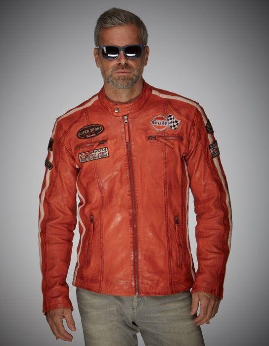 Produktbild Grandprix Originals Gulf Racing Jacket, orange, Gr. XL (XL)