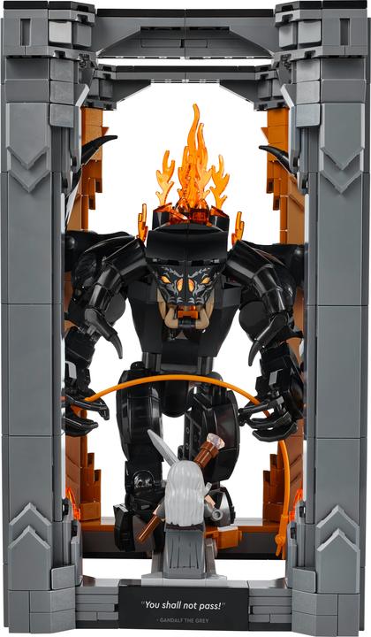 Actual product image LEGO The Lord of the Rings: Balrog™ bookend (10367, LEGO Icons)
