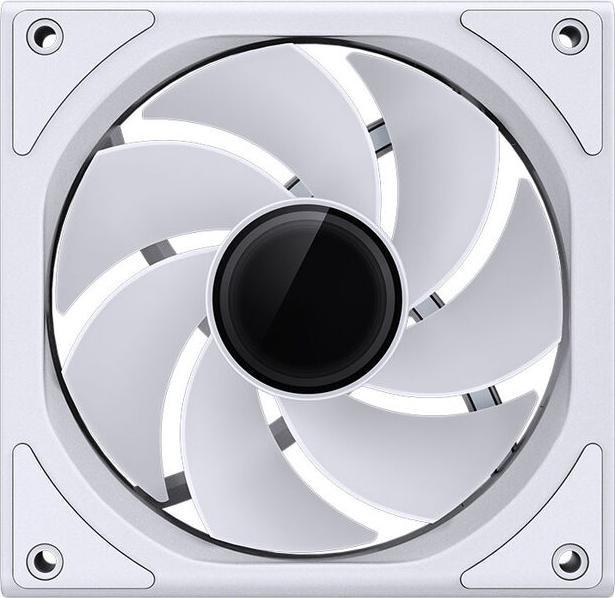Actual product image Jonsbo ZK-120WR 3in1 fan - A-RGB, white Reverse (120 mm, 3 x)