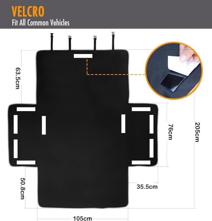 Actual product image Bytaoqipet Car boot protector dog (Dog, Foldable)