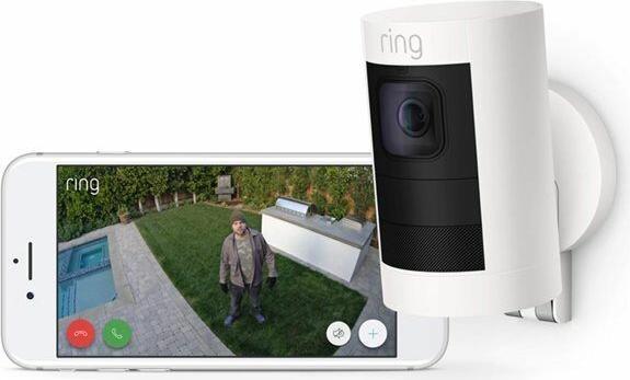 Actual product image Ring Stick Up Cam Battery (3rd Gen) - White (1920 x 1080 Pixels)