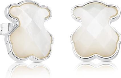 Produktbild Tous Silver Teddy Bear Earrings with Mother-of-Pearl Icon Color 815113500