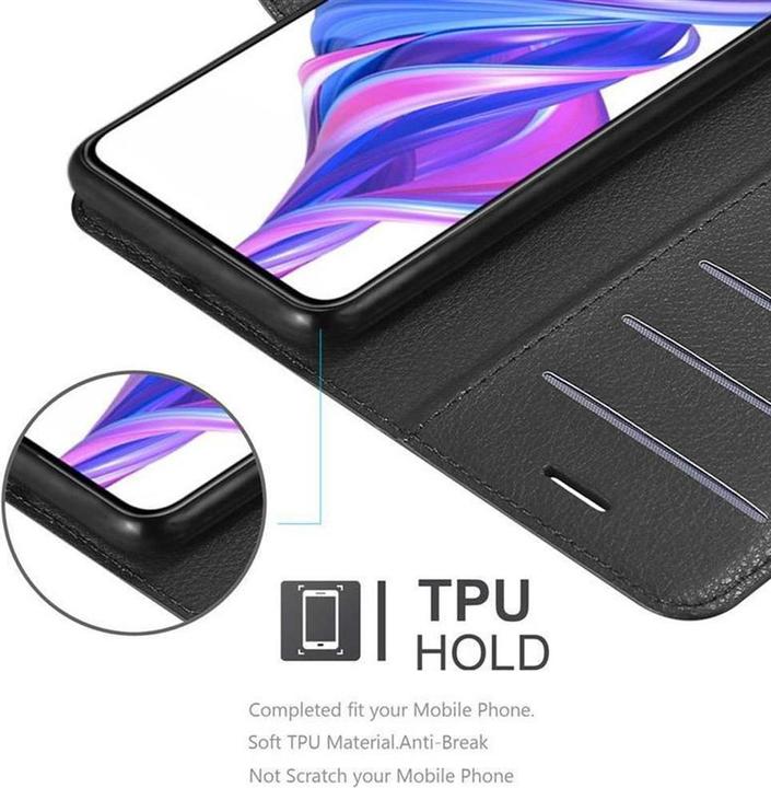 Actual product image Cadorabo Book with stand function cover (Honor 9X Pro)
