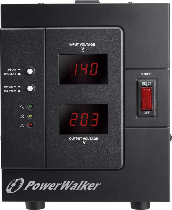 Actual product image Powerwalker AVR 3000/SIV Schuko 3000VA / 2400W automatic voltage regulator