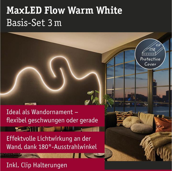 Produktbild Paulmann MaxLED Flow Stripe Set (Warmweiss, 300 cm, Indoor)