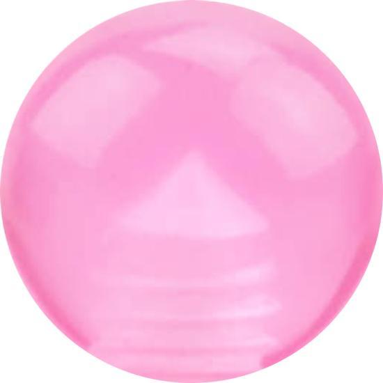 Produktbild Star Piercing Kugel pink transparent (ohne Messing, Acryl)