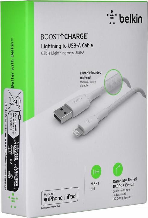 Produktbild Belkin Boost Charge USB A (3 m, USB 2.0)