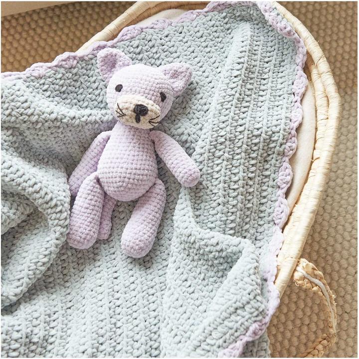 Produktbild Rico Design Wolle Chenillove 100 g, Aqua (110 m)