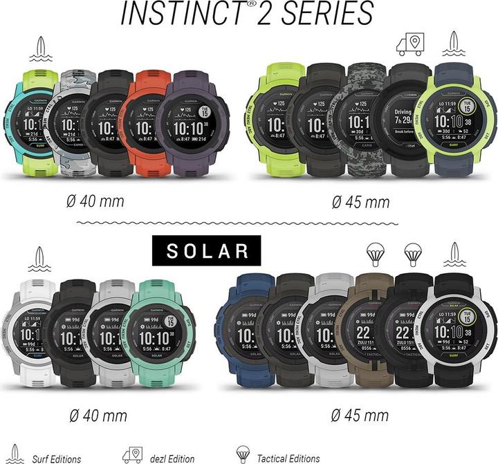 Produktbild Garmin Instinct 2S Solar (40 mm)