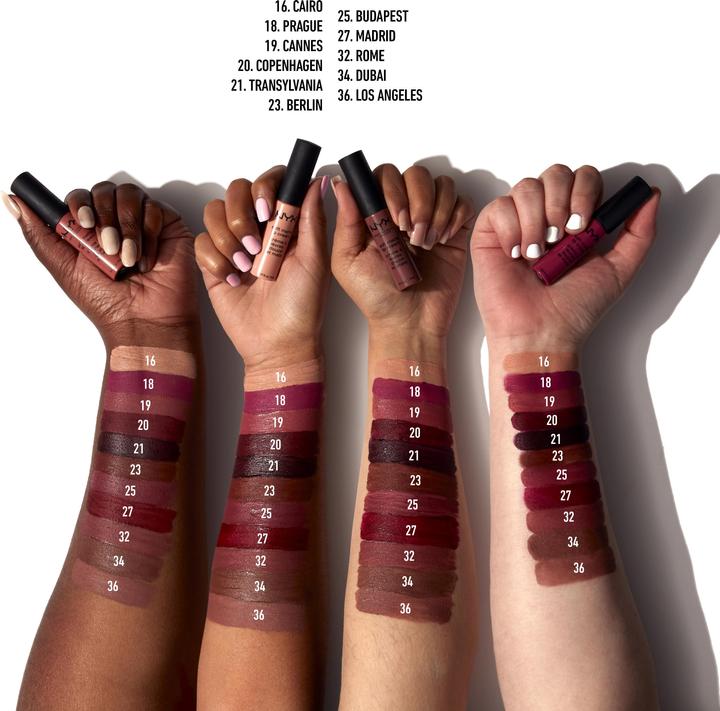 Immagine prodotto NYX Professional Make-Up Tappetino morbido (36 Los Angeles)