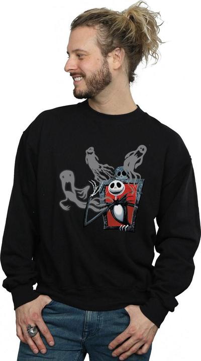Actual product image Disney Mens Nightmare Before Christmas Ghosts Of Jack Sweatshirt (XXL)