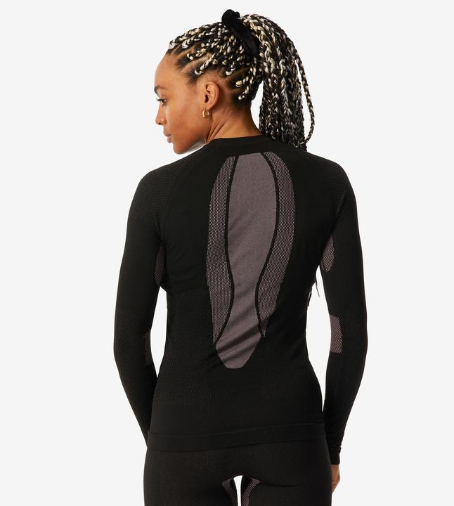 Immagine prodotto Wedze Maglia funzionale da sci senza cuciture da donna - BL500 I-Soft rosa/nero (S)