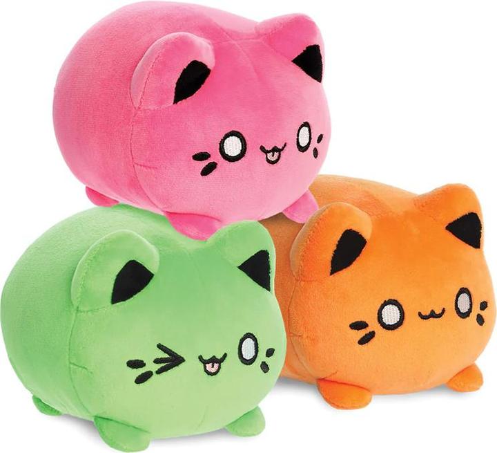 Actual product image Tasty Peach - Plüschmaskottchen 9 cm Vivid Pink Meowchi