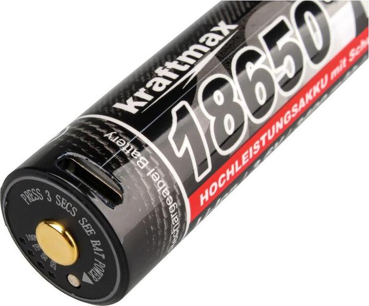 Produktbild Kraftmax Pro Li-Ion 18650 (1 Stk., 18650, 3400 mAh)