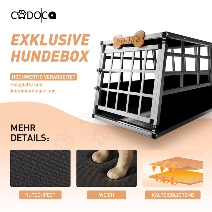 Actual product image Cadoca Double Dog Transport Box (Dog, Lockable)