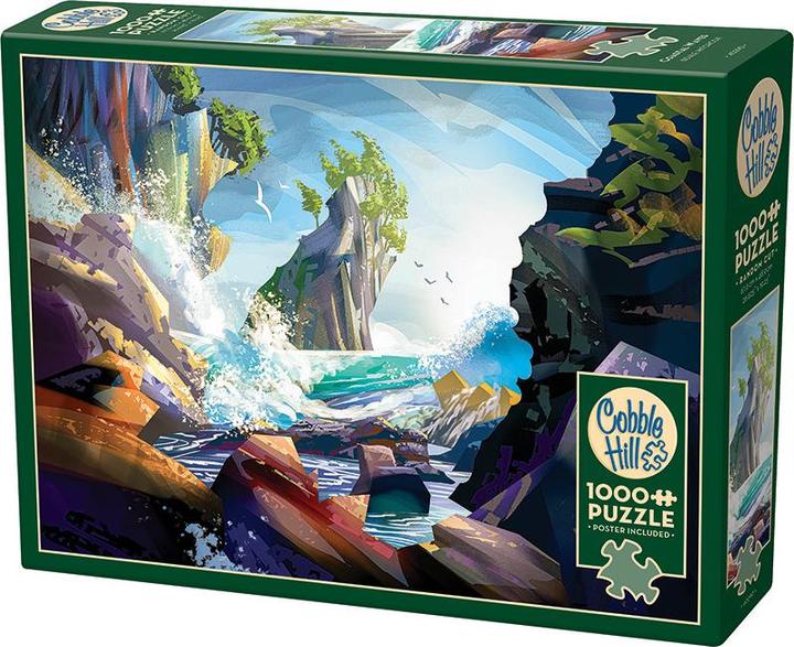 Actual product image Cobble Hill Puzzle 1000 pieces Coastal Waves (1000 pieces)