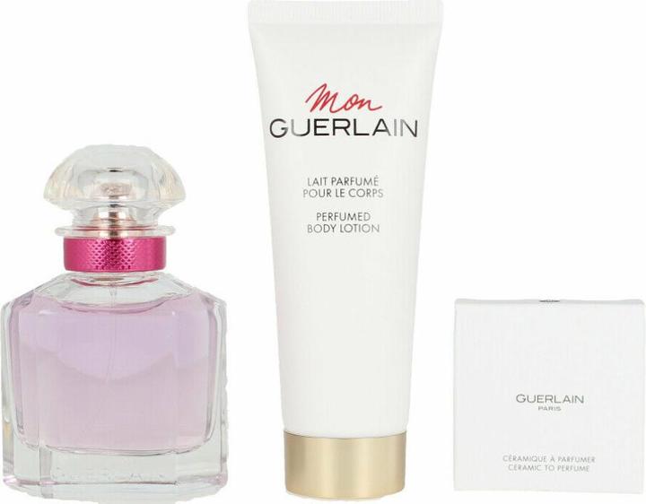 Actual product image Guerlain Set Mon Bloom Of Rose Edt 50ml + Body Lotion 75ml + Pendant with pendant (Fragrance set)
