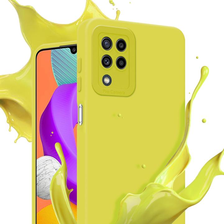 Productafbeelding Cadorabo Hoesje voor Samsung Galaxy M22 / M32 4G in TPU Fluid LM162 Style (Samsung Galaxy M22, Samsung Galaxy A32)