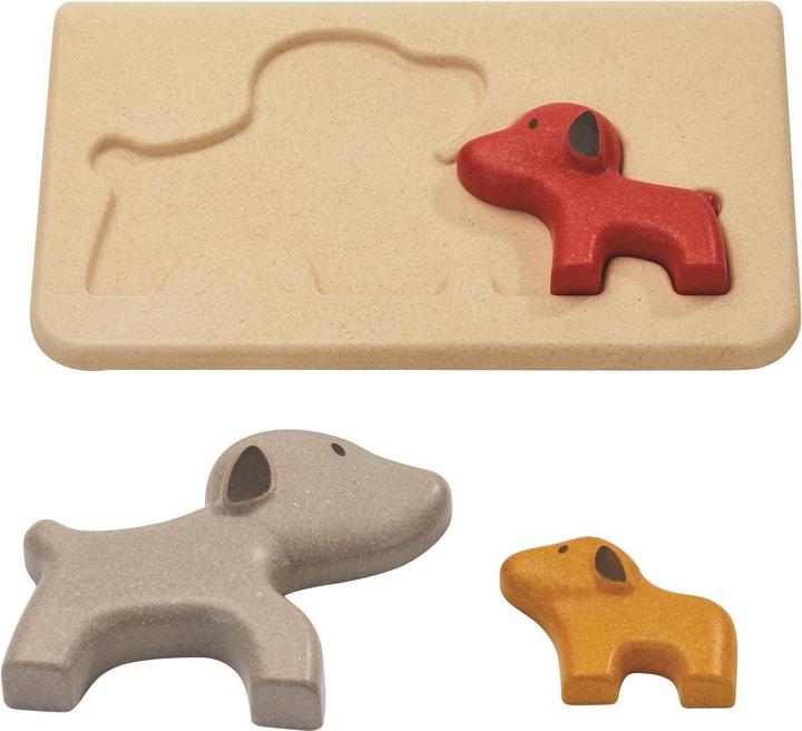 Actual product image Plantoys dog puzzle (3 pieces)
