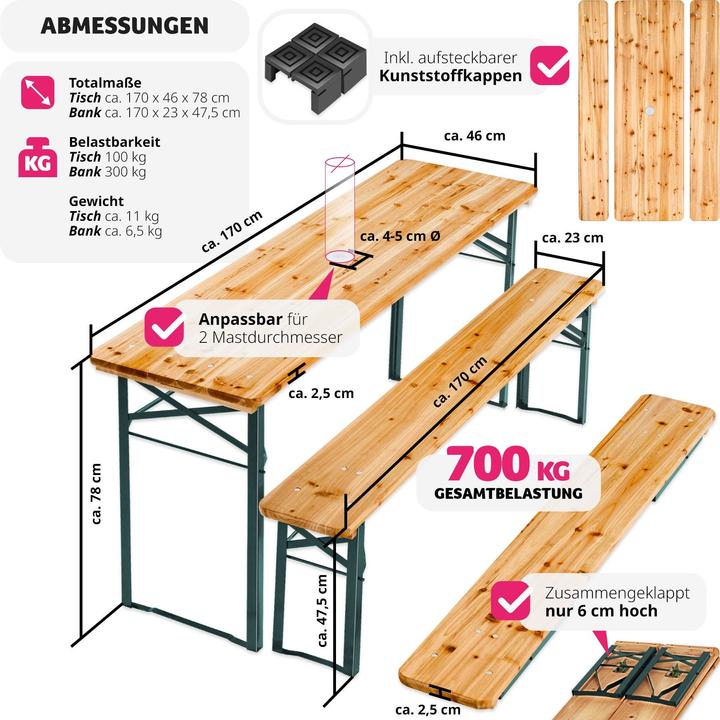 Immagine prodotto tectake Ludwig (46 cm)