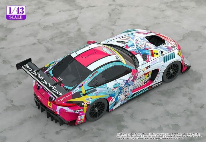 Produktbild Good Smile Company Hatsune Miku GT Project Fahrzeug 1/43 Hatsune Miku AMG 2024 Season Opening Ver. 11 cm