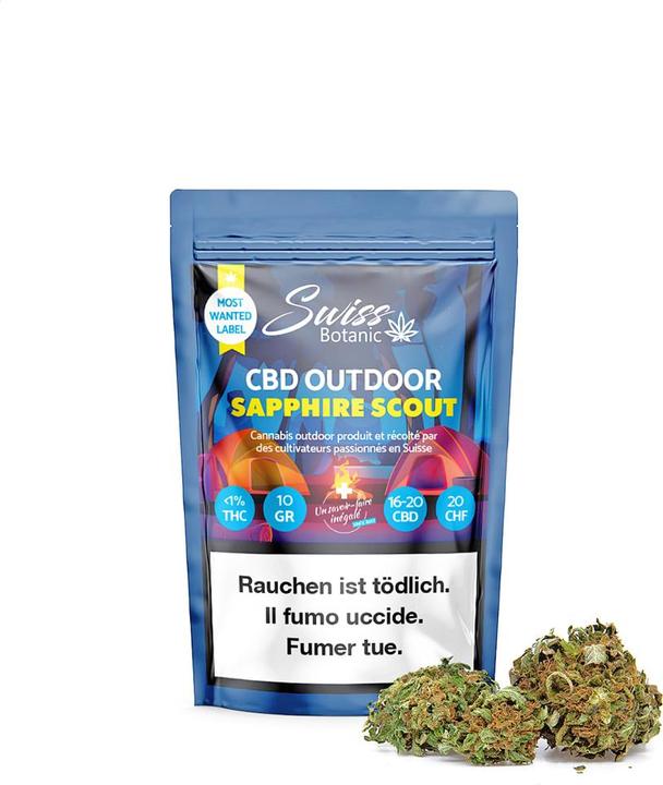 Produktbild Swiss Botanic Sapphire Scout (10 g, Outdoor)