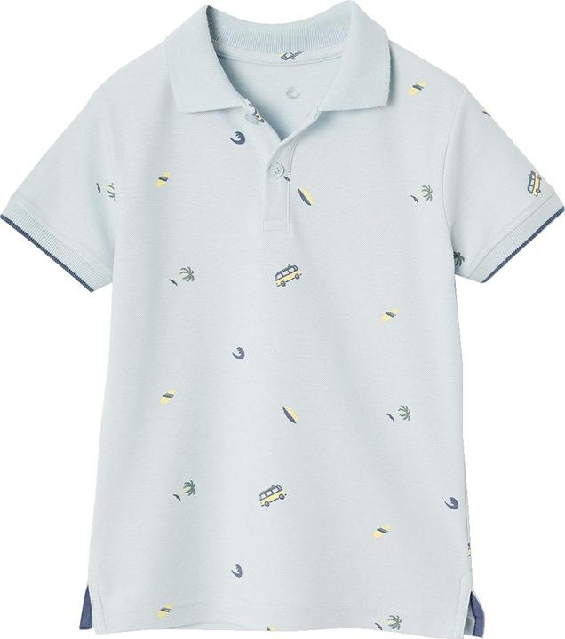 Image du produit Vertbaudet Jungen Poloshirt mit Allover-Print (104)