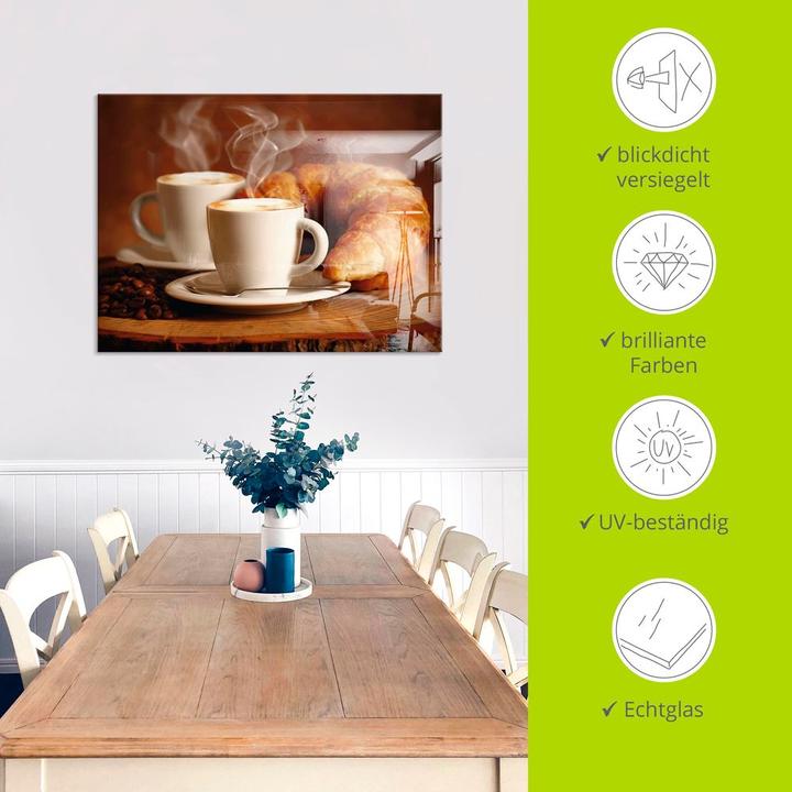Immagine prodotto Artland Cappuccino e cornetto fumante T5XO (80 x 60 cm)