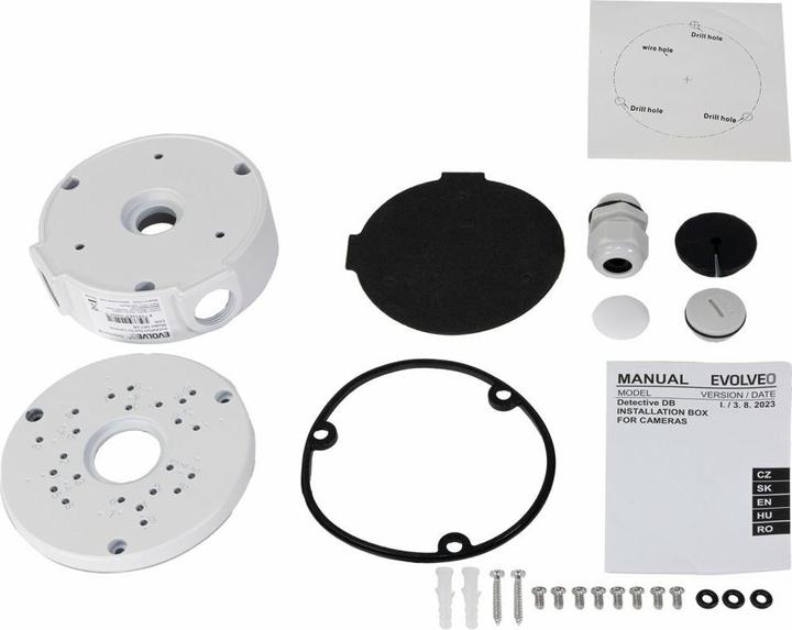 Actual product image Evolveo Detective DB Instalační krabice pro kamery (Mounting kit)