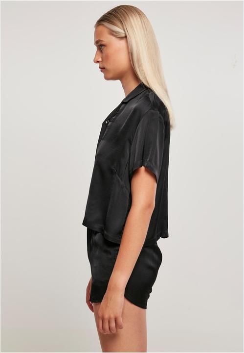 Image du produit Urban Classics Ladies Viscose Satin Resort Shirt (3XL)