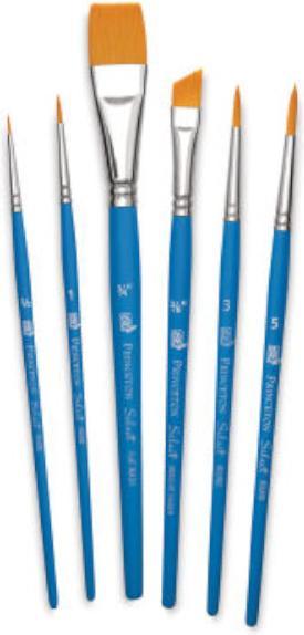 Produktbild Princeton Tec Pinselset 6 verschiedene Pinselformen