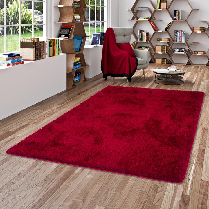 Produktbild Snapstyle Hochflor Shaggy Teppich Luxus Feeling Mix (160 x 160 cm)