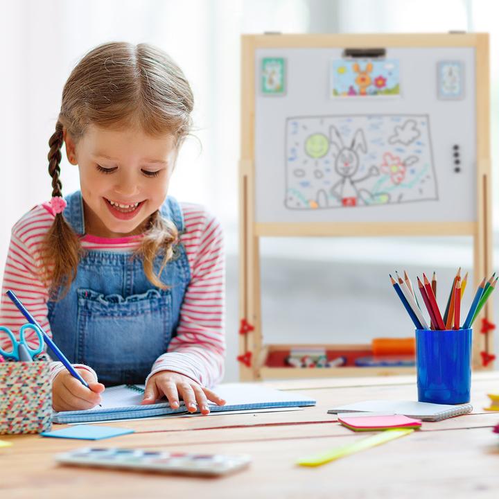 Actual product image Relaxdays Two-Sided board for Kids
