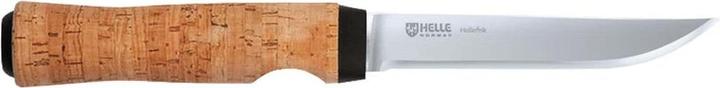 Actual product image Helle Fishing knife HELLEFISK, Sandvik 12C27 steel, stainless, leather sheath (12.30 cm)