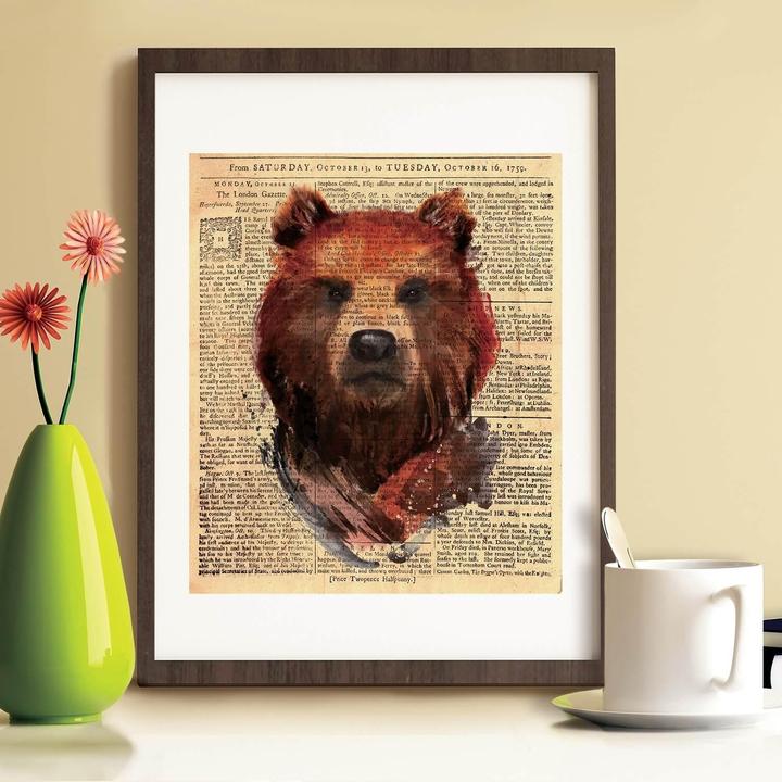 Actual product image Walplus Bear (30 x 40 cm)