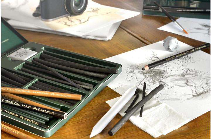 Actual product image Faber-Castell PITT coal set (24 x)