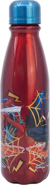 Actual product image Stor Spiderman "Moving Target" - Kinder Aluminiumflasche, 600 ml (0.60 l)