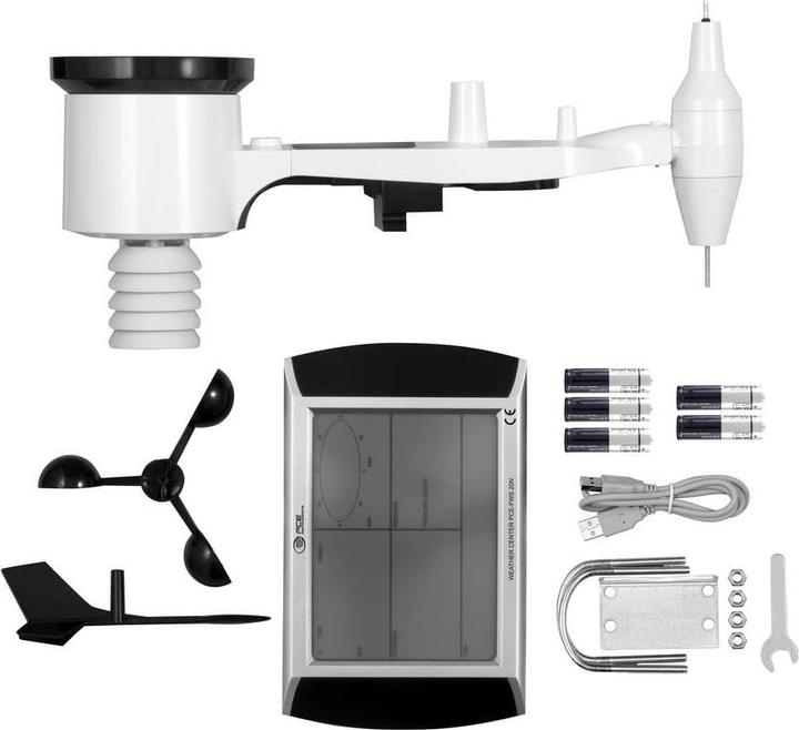 Actual product image PCE Instruments Weather station with outdoor sensor for home use
