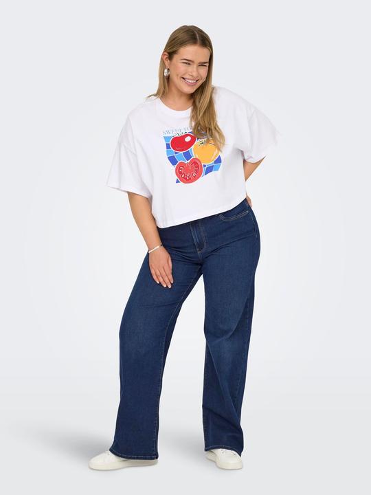 Actual product image Only CARSALLY Mittlere Taille Weiter Beinschnitt Jeans Jeans mit weitem Bein (54)