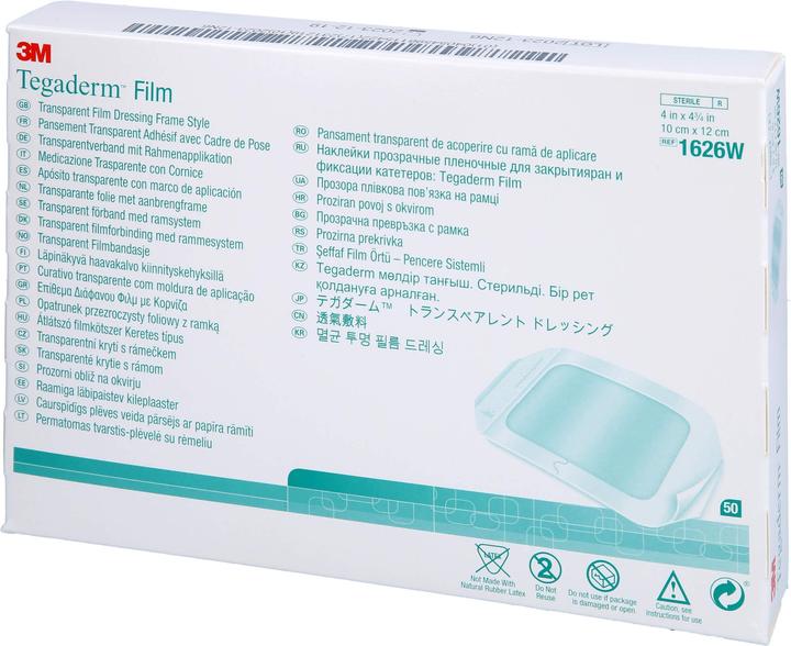 Produktbild 3M TEGADERM Film 10x12cm 1626W, 50 St PFL (50 x)