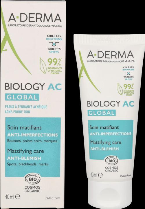 Produktbild A-Derma BIOLOGY AC Global Creme unreine Haut Creme (40 ml, Tagescreme)