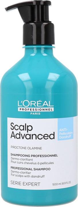 Produktbild L'Oréal Professionnel LP SE Scalp A-Dndrf Shp R 500ml Inst clear (500 ml, Flüssiges Shampoo)