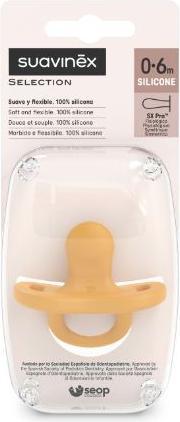 Immagine prodotto Suavinex Succhietto reversibile SX Pro 0-6M giallo senape (1 x, fino a 6 M.)