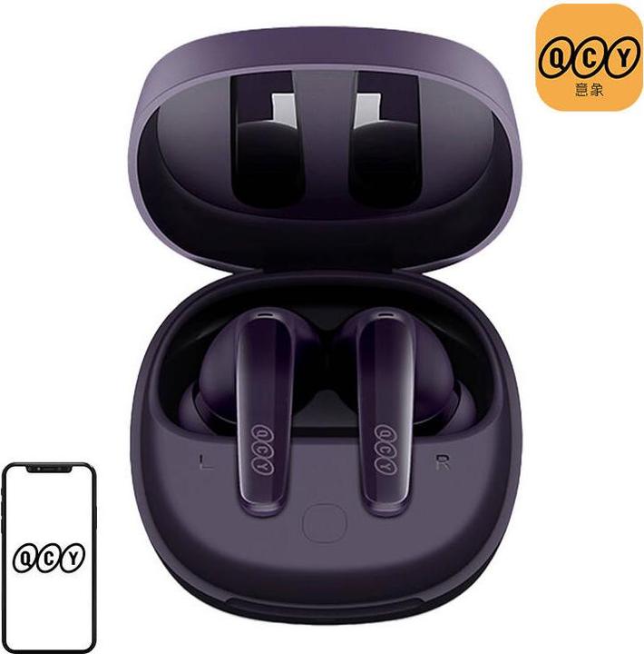 Immagine prodotto QCY Auricolari wireless TWS T13x (viola) (ANC, 8 h, Senza fili)