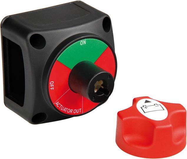 Actual product image Lampa Design Disconnect switch for battery with three positions, 12/50V