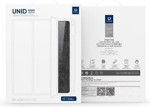 Actual product image Dux Ducis Unid Series Leather Bookcover Cover (Galaxy Tab S9 FE, Galaxy Tab S9)
