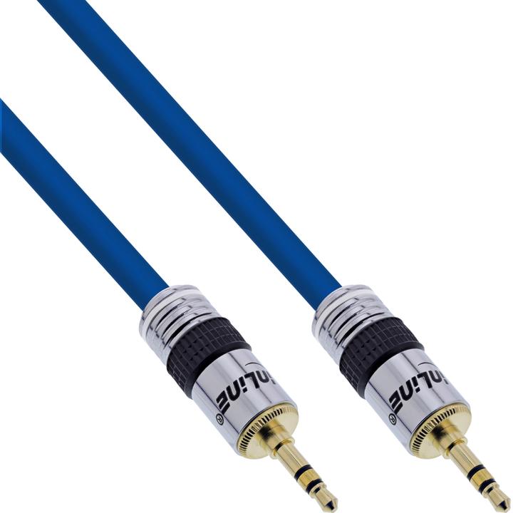 Immagine prodotto InLine Jack PREMIUM cavo audio 2m PREMIUM qualità 3.5mm St/St 2m stereo contatti dorati d... (2 m, Connettore da 3,5 mm (AUX))