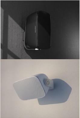 Actual product image B+W B&W FP33782 AM-1 Outdoor Speaker black