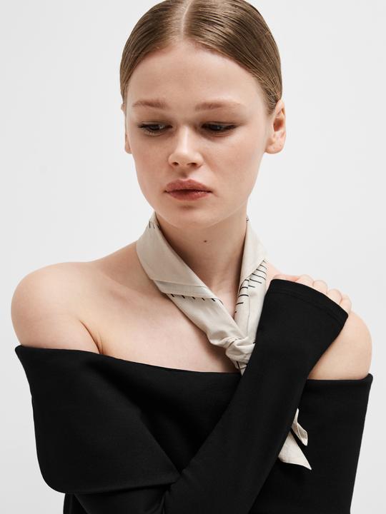 Actual product image Selected Femme Long Sleeve Off Shoulder Top (L)