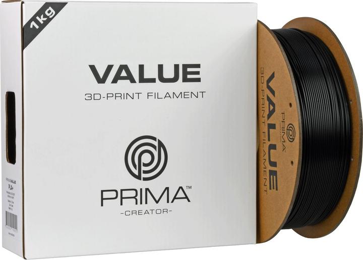 Actual product image Prima Creator PrimaValue PLA+ (PLA, 1.75 mm, 1.32 g, Black)